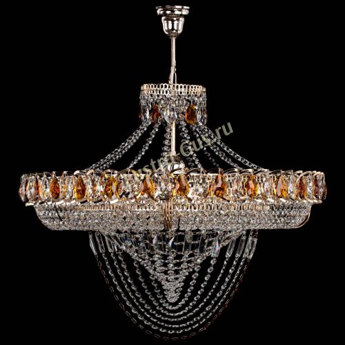 Люстра Кольцо Классика Веер №8 чайная в Сочи Гусь Хрустальный