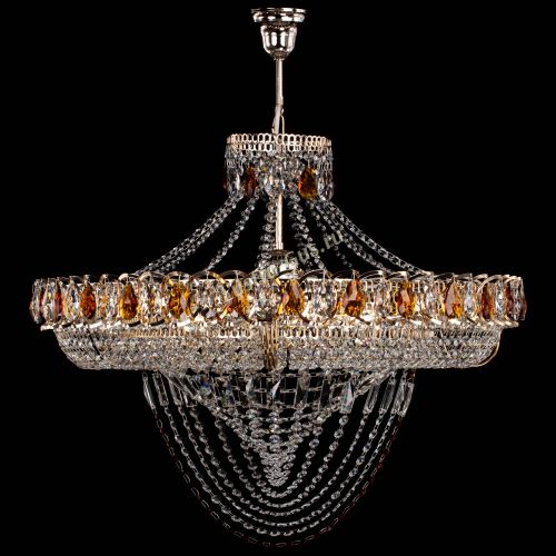 Люстра Кольцо Классика Веер №8 чайная в Сочи Гусь Хрустальный