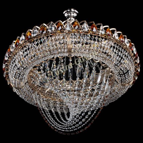 Люстра Кольцо Классика Веер №8 чайная в Сочи Гусь Хрустальный