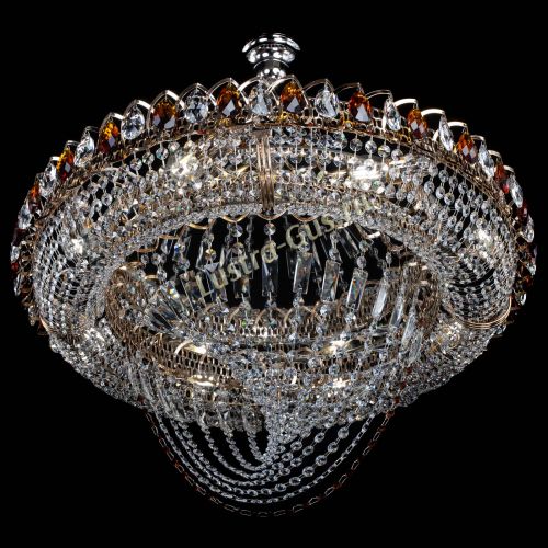 Люстра Кольцо Классика Веер №8 чайная в Сочи Гусь Хрустальный