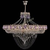 Люстра Кольцо Классика Веер №8 фиолетовая в Сочи