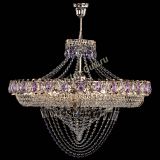 Люстра Кольцо Классика Веер №8 фиолетовая в Сочи