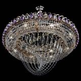 Люстра Кольцо Классика Веер №8 фиолетовая в Сочи