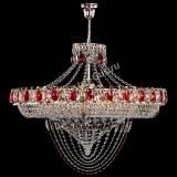 Люстра Кольцо Классика Веер №8 красная в Сочи