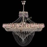 Люстра Кольцо Классика Веер №8 розовая в Сочи