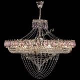 Люстра Кольцо Классика Веер №8 розовая в Сочи