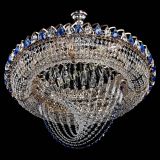 Люстра Кольцо Классика Веер №8 синяя в Сочи Люстра Кольцо Классика Веер №8 синяя в Сочи