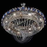 Люстра Кольцо Классика Веер №8 синяя в Сочи Люстра Кольцо Классика Веер №8 синяя в Сочи