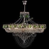 Люстра Кольцо Классика Веер №8 зеленая в Сочи