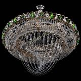 Люстра Кольцо Классика Веер №8 зеленая в Сочи