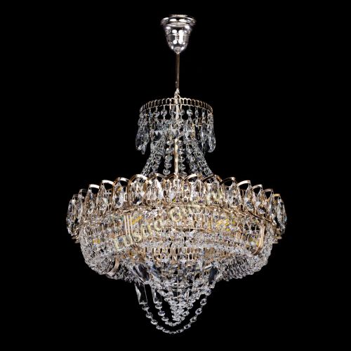 Люстра Кольцо Классика Веер 400 мм в Сочи Гусь Хрустальный