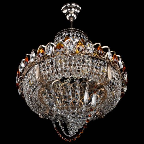 Люстра Кольцо Классика Веер чайная в Сочи Гусь Хрустальный