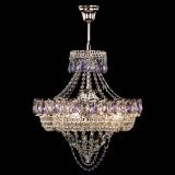 Люстра Кольцо Классика Веер фиолетовая в Сочи