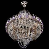 Люстра Кольцо Классика Веер фиолетовая в Сочи