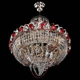 Люстра Кольцо Классика Веер красная в Сочи Люстра Кольцо Классика Веер красная в Сочи