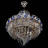 Люстра Кольцо Классика Веер синяя в Сочи Люстра Кольцо Классика Веер синяя в Сочи