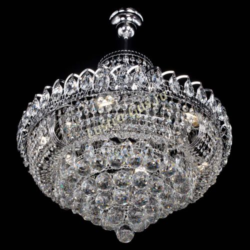 Люстра Кольцо Пирамида шар 40 подвесная в Сочи Гусь Хрустальный