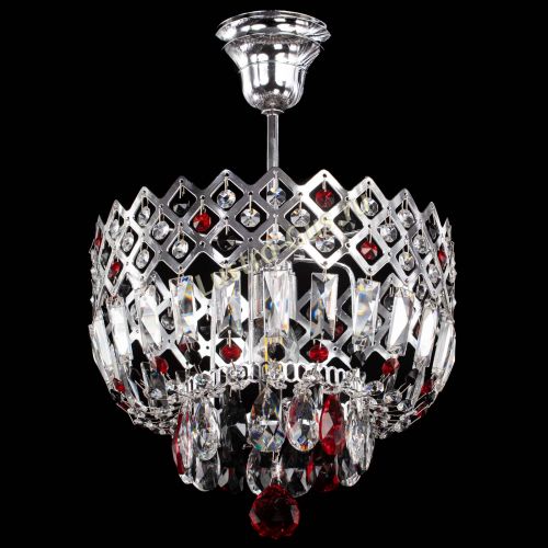 Люстра Корона №1 пластинка разноцветная в Сочи Гусь Хрустальный