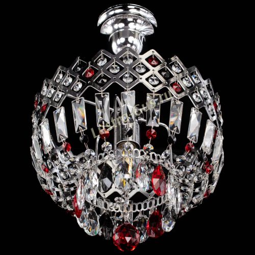 Люстра Корона №1 пластинка разноцветная в Сочи Гусь Хрустальный