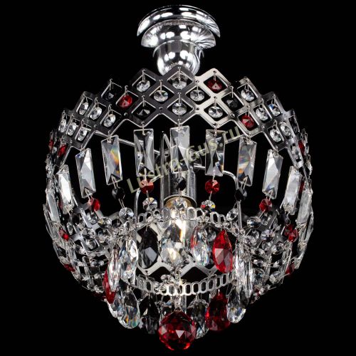 Люстра Корона №1 пластинка разноцветная в Сочи Гусь Хрустальный