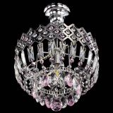 Люстра Корона №1 пластинка розовая в Сочи