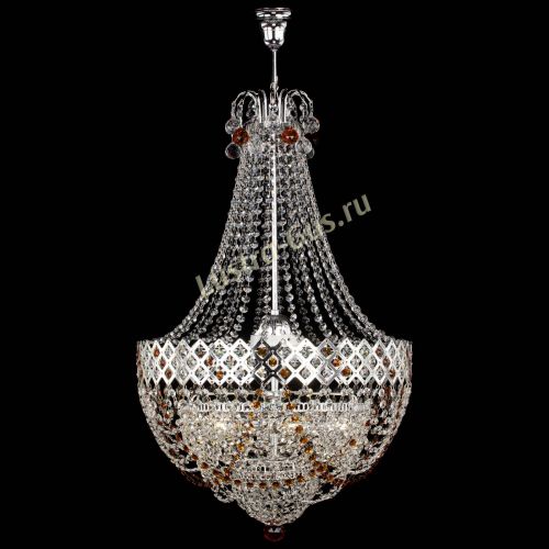 Люстра Корона №5 с подвесом Чайная в Сочи Гусь Хрустальный