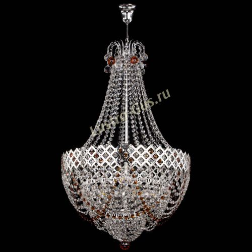 Люстра Корона №5 с подвесом Чайная в Сочи Гусь Хрустальный