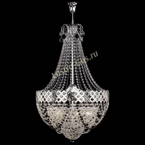 Люстра Корона №5 с подвесом Черная в Сочи Гусь Хрустальный