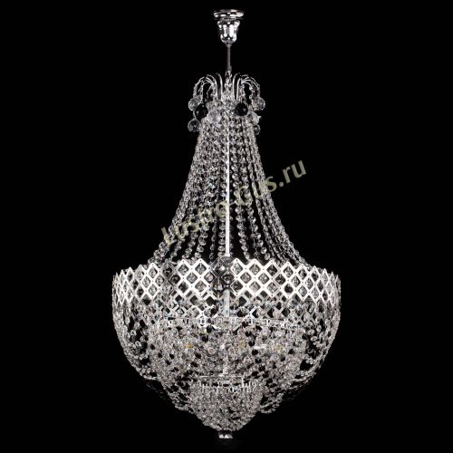 Люстра Корона №5 с подвесом Черная в Сочи Гусь Хрустальный