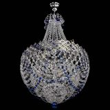 Люстра Корона №5 с подвесом Синяя в Сочи