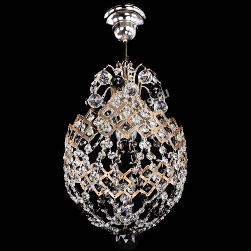 Люстра Корона №6 черная в Сочи Гусь Хрустальный