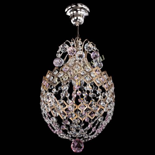 Люстра Корона №6 красная в Сочи Гусь Хрустальный