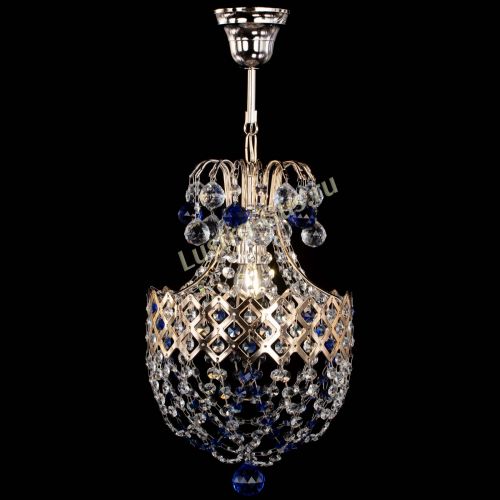 Люстра Корона №6 синяя в Сочи Гусь Хрустальный