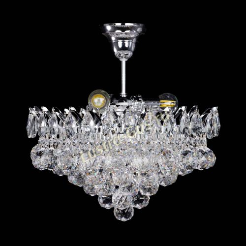 Люстра Корона Капель шар 3 лампы в Сочи Гусь Хрустальный