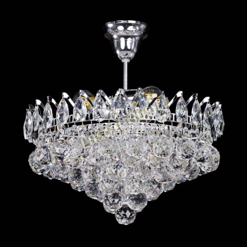 Люстра Корона Капель шар 3 лампы в Сочи Гусь Хрустальный