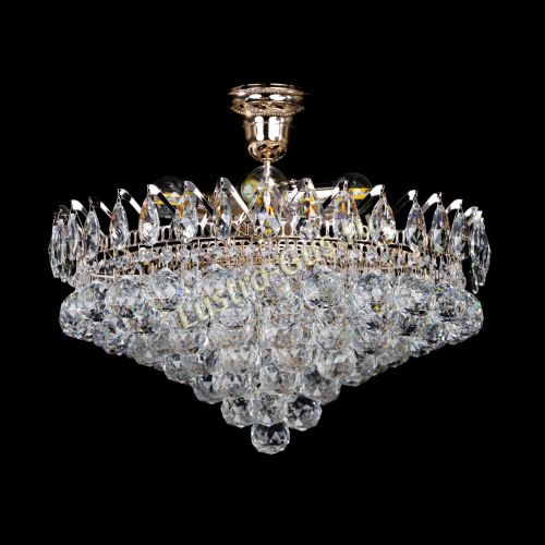Люстра Корона Капель шар 5 ламп в Сочи Гусь Хрустальный