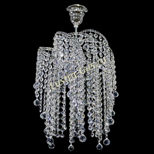 Люстра Космея №1 капель мини  в Сочи Гусь Хрустальный