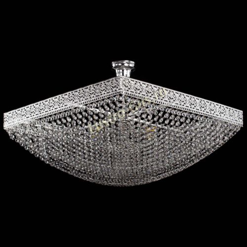 Люстра Квадрат №28 - 600 мм в Сочи Гусь Хрустальный