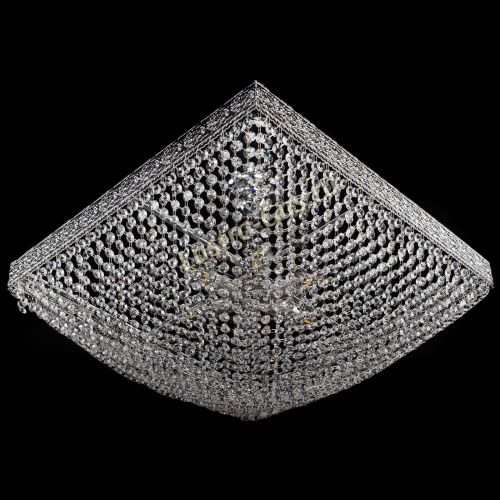 Люстра Квадрат №28 - 600 мм в Сочи Гусь Хрустальный