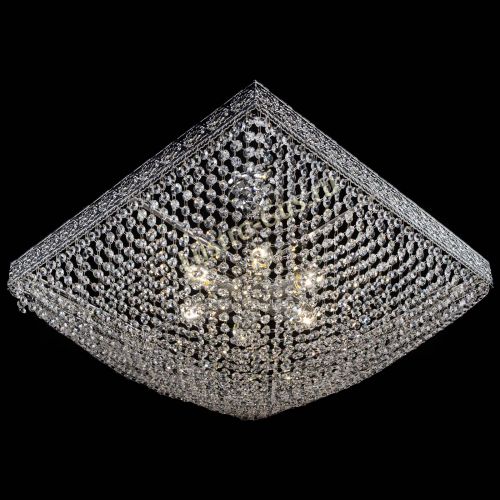 Люстра Квадрат №28 - 600 мм в Сочи Гусь Хрустальный