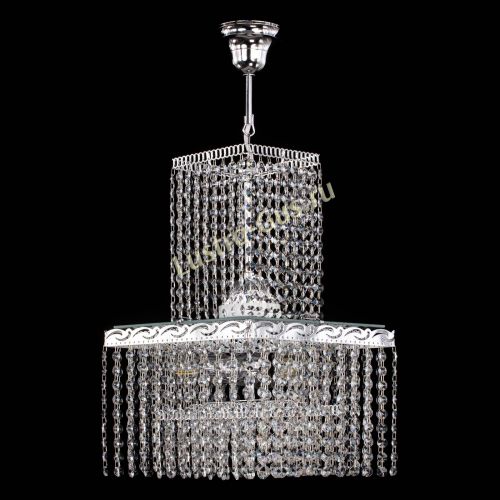 Люстра Квадрат №3 с подвесом в Сочи Гусь Хрустальный