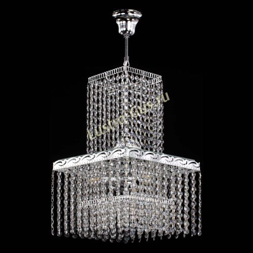 Люстра Квадрат №3 с подвесом в Сочи Гусь Хрустальный