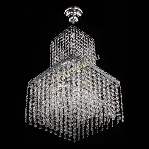 Люстра Квадрат №3 с подвесом в Сочи Гусь Хрустальный