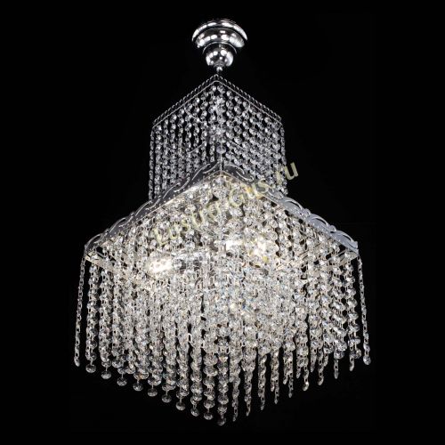 Люстра Квадрат №3 с подвесом в Сочи Гусь Хрустальный