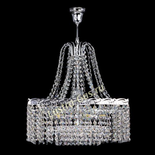 Люстра Квадрат Оптикон с подвесом в Сочи Гусь Хрустальный