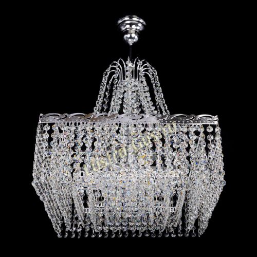 Люстра Квадрат Оптикон с подвесом в Сочи Гусь Хрустальный