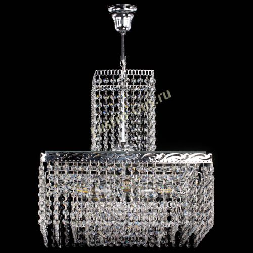 Люстра Квадрат с подвесом в Сочи Гусь Хрустальный