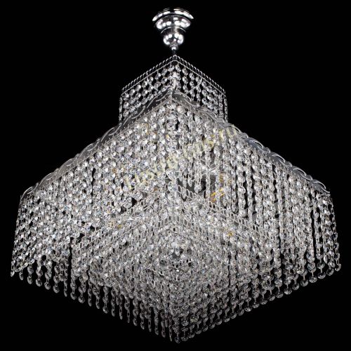 Люстра Квадрат с подвесом в Сочи Гусь Хрустальный