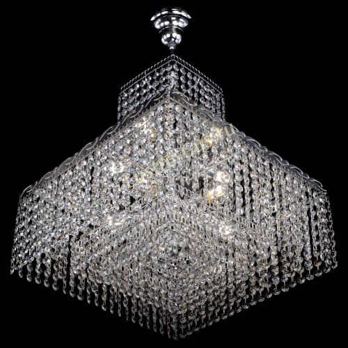 Люстра Квадрат с подвесом в Сочи Гусь Хрустальный