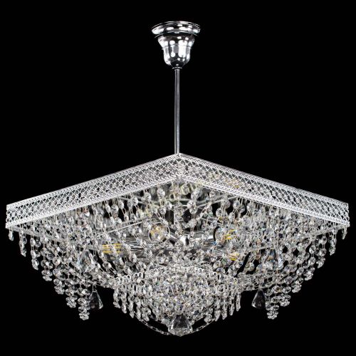 Люстра Квадрат Венеция №24 подвесная в Сочи Гусь Хрустальный